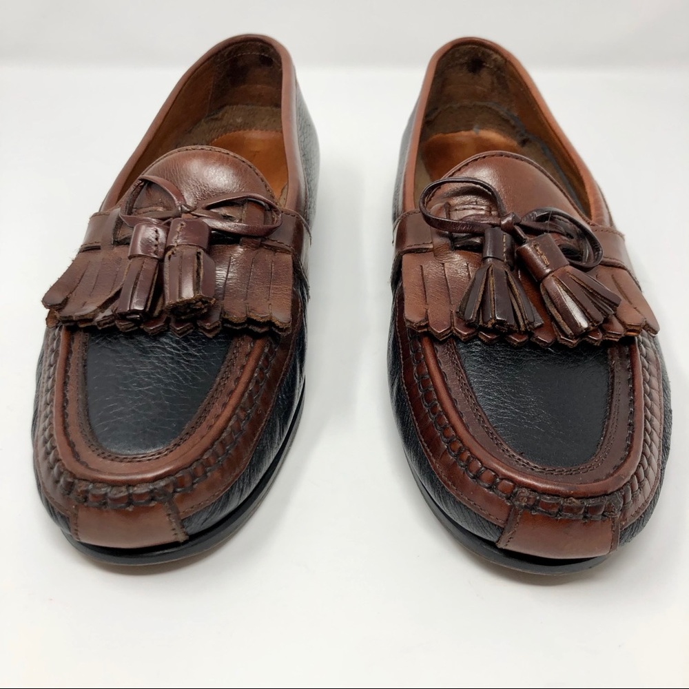 Men’s Johnston & Murphy Italian Tassel Loafer Sz 9 - Picture 3 of 7